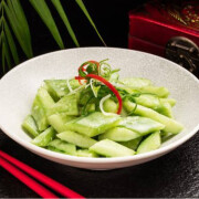 Cold Cucumber in Garlic Sauce