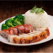 Roast Duck &amp; Crispy Pork Rice